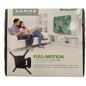 SANUS FULL-MOTION TV WALL MOUNT 32"-55" DMF215-B1